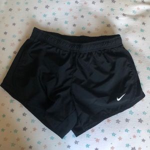 Girl’s Black Nike Dri-fit Running Shorts (big kid)